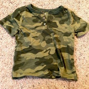 Camo toddler shirt